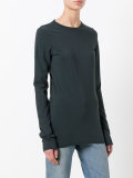 elongated sleeves T-shirt