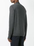 notched lapel cardigan