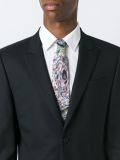 abstract marble print tie