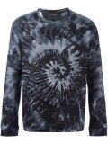 'Rockstud Tie&Dye'蝴蝶刺绣T恤