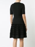 short sleeve fringe dress