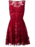 floral lace mini dress