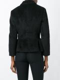 textured fitted jacket