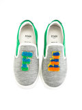 felt logo sneakers