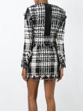 bouclé mini skirt