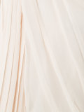 pleated wrap blouse 