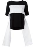 strap detail T-shirt