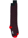 anchor pattern socks