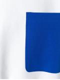 contrast pocket square sweatshirt 