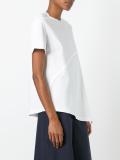 asymmetric hem T-shirt