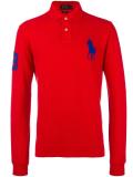 logo embroidered polo shirt