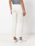 slim-fit cropped trousers