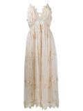 'Tropicale Antique' lace trim jumpsuit