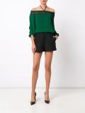 off-shoulder blouse