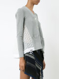 buttoned cardigan