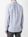 pastel striped shirt