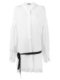 pleated long sleeve shirt 