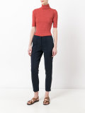 roll-neck T-shirt