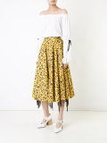 lace-up hem skirt 