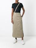 shoulder-strap cargo skirt 