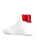 metallic ankle hi-tops