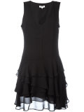 flared trim dress