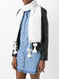 tassel detail scarf