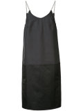 diamanté strap slip dress