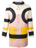 colour block coat