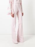 tailored flared trousers