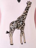 sequin giraffe jumper 