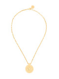 Medusa coin pendant necklace