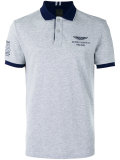 chest print polo shirt
