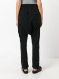 dropped crotch track pants