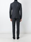 checked two piece suit