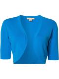 shortsleeved open cardigan