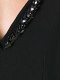 glass stone embellished dress