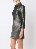 metallic effect dress