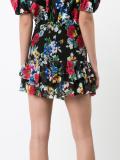 floral ruffled skirt