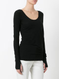 thumbhole slim-fit T-shirt