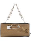 safety pin detail clutch