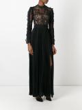 lace panel gown 