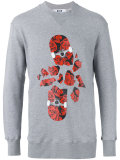 skateboard print sweatshirt