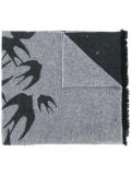 swallow print scarf