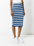 striped lurex skirt