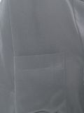 patch pockets mandarin neck shirt