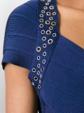 studded fitted dress