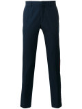 striped laterals track pants