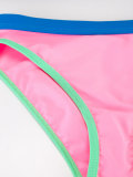 colour block bikini 