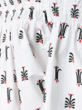 off-shoulder printed blouse